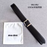Cheap MIU MIU AAA Quality Belts In 3.5cm For Women #1328611 Replica Wholesale [$52.00 USD] [ITEM#1328611] on Replica MIU MIU AAA Quality Belts