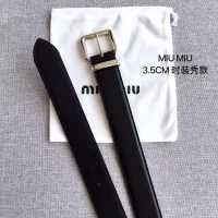 Cheap MIU MIU AAA Quality Belts In 3.5cm For Women #1328611 Replica Wholesale [$52.00 USD] [ITEM#1328611] on Replica MIU MIU AAA Quality Belts
