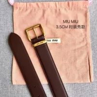 Cheap MIU MIU AAA Quality Belts In 3.5cm For Women #1328614 Replica Wholesale [$52.00 USD] [ITEM#1328614] on Replica MIU MIU AAA Quality Belts