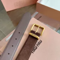Cheap MIU MIU AAA Quality Belts In 3.5cm For Women #1328619 Replica Wholesale [$60.00 USD] [ITEM#1328619] on Replica MIU MIU AAA Quality Belts