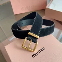 Cheap MIU MIU AAA Quality Belts In 3.5cm For Women #1328620 Replica Wholesale [$60.00 USD] [ITEM#1328620] on Replica MIU MIU AAA Quality Belts