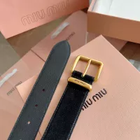 Cheap MIU MIU AAA Quality Belts In 3.5cm For Women #1328620 Replica Wholesale [$60.00 USD] [ITEM#1328620] on Replica MIU MIU AAA Quality Belts