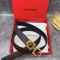 Cheap Salvatore Ferragamo AAA Quality Belts In 2.5cm For Women #1328623 Replica Wholesale [$56.00 USD] [ITEM#1328623] on Replica Salvatore Ferragamo AAA Quality Belts