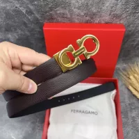 Cheap Salvatore Ferragamo AAA Quality Belts In 2.5cm For Women #1328623 Replica Wholesale [$56.00 USD] [ITEM#1328623] on Replica Salvatore Ferragamo AAA Quality Belts