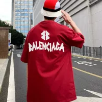 Cheap Balenciaga T-Shirts Short Sleeved For Unisex #1328685 Replica Wholesale [$88.00 USD] [ITEM#1328685] on Replica Balenciaga T-Shirts