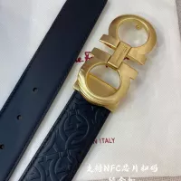 Cheap Salvatore Ferragamo AAA Quality Belts In 3.5cm For Men #1328827 Replica Wholesale [$56.00 USD] [ITEM#1328827] on Replica Salvatore Ferragamo AAA Quality Belts