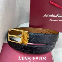 Cheap Salvatore Ferragamo AAA Quality Belts In 3.5cm For Men #1328838 Replica Wholesale [$56.00 USD] [ITEM#1328838] on Replica Salvatore Ferragamo AAA Quality Belts