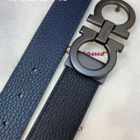 Cheap Salvatore Ferragamo AAA Quality Belts In 3.5cm For Men #1328848 Replica Wholesale [$56.00 USD] [ITEM#1328848] on Replica Salvatore Ferragamo AAA Quality Belts