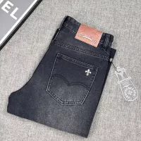 Cheap Chrome Hearts Jeans For Men #1329131 Replica Wholesale [$100.00 USD] [ITEM#1329131] on Replica Chrome Hearts Jeans