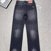 Cheap Chrome Hearts Jeans For Men #1329131 Replica Wholesale [$100.00 USD] [ITEM#1329131] on Replica Chrome Hearts Jeans