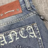 Cheap Chrome Hearts Jeans For Men #1329132 Replica Wholesale [$100.00 USD] [ITEM#1329132] on Replica Chrome Hearts Jeans