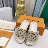 Cheap Louis Vuitton Slippers For Men #1329161 Replica Wholesale [$82.00 USD] [ITEM#1329161] on Replica Louis Vuitton Slippers