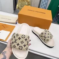 Cheap Louis Vuitton Slippers For Men #1329161 Replica Wholesale [$82.00 USD] [ITEM#1329161] on Replica Louis Vuitton Slippers