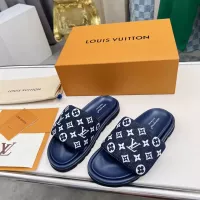 Cheap Louis Vuitton Slippers For Men #1329163 Replica Wholesale [$82.00 USD] [ITEM#1329163] on Replica Louis Vuitton Slippers