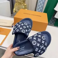 Cheap Louis Vuitton Slippers For Men #1329163 Replica Wholesale [$82.00 USD] [ITEM#1329163] on Replica Louis Vuitton Slippers