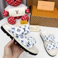 Cheap Louis Vuitton Slippers For Women #1329166 Replica Wholesale [$82.00 USD] [ITEM#1329166] on Replica Louis Vuitton Slippers
