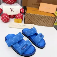 Cheap Louis Vuitton Slippers For Women #1329173 Replica Wholesale [$82.00 USD] [ITEM#1329173] on Replica Louis Vuitton Slippers