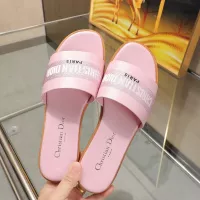 Cheap Christian Dior Slippers For Women #1329191 Replica Wholesale [$80.00 USD] [ITEM#1329191] on Replica Christian Dior Slippers