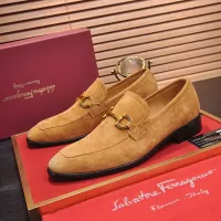 Cheap Salvatore Ferragamo Leather Shoes For Men #1329543 Replica Wholesale [$98.00 USD] [ITEM#1329543] on Replica Salvatore Ferragamo Leather Shoes
