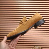 Cheap Salvatore Ferragamo Leather Shoes For Men #1329543 Replica Wholesale [$98.00 USD] [ITEM#1329543] on Replica Salvatore Ferragamo Leather Shoes