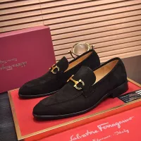Cheap Salvatore Ferragamo Leather Shoes For Men #1329545 Replica Wholesale [$98.00 USD] [ITEM#1329545] on Replica Salvatore Ferragamo Leather Shoes