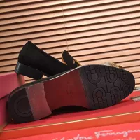 Cheap Salvatore Ferragamo Leather Shoes For Men #1329545 Replica Wholesale [$98.00 USD] [ITEM#1329545] on Replica Salvatore Ferragamo Leather Shoes