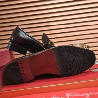 Cheap Salvatore Ferragamo Leather Shoes For Men #1329546 Replica Wholesale [$98.00 USD] [ITEM#1329546] on Replica Salvatore Ferragamo Leather Shoes