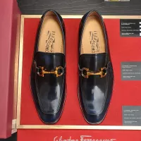 Cheap Salvatore Ferragamo Leather Shoes For Men #1329547 Replica Wholesale [$98.00 USD] [ITEM#1329547] on Replica Salvatore Ferragamo Leather Shoes