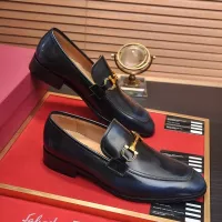Cheap Salvatore Ferragamo Leather Shoes For Men #1329547 Replica Wholesale [$98.00 USD] [ITEM#1329547] on Replica Salvatore Ferragamo Leather Shoes