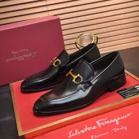 Cheap Salvatore Ferragamo Leather Shoes For Men #1329548 Replica Wholesale [$98.00 USD] [ITEM#1329548] on Replica Salvatore Ferragamo Leather Shoes