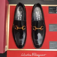 Cheap Salvatore Ferragamo Leather Shoes For Men #1329548 Replica Wholesale [$98.00 USD] [ITEM#1329548] on Replica Salvatore Ferragamo Leather Shoes