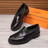 Cheap Hermes Leather Shoes For Men #1329635 Replica Wholesale [$96.00 USD] [ITEM#1329635] on Replica Hermes Leather Shoes