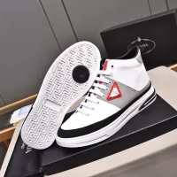 Cheap Prada High Top Shoes For Men #1329665 Replica Wholesale [$85.00 USD] [ITEM#1329665] on Replica Prada High Top Shoes