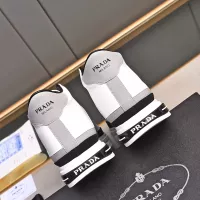 Cheap Prada High Top Shoes For Men #1329665 Replica Wholesale [$85.00 USD] [ITEM#1329665] on Replica Prada High Top Shoes