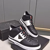 Cheap Prada High Top Shoes For Men #1329666 Replica Wholesale [$85.00 USD] [ITEM#1329666] on Replica Prada High Top Shoes