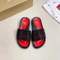 Cheap Christian Louboutin CL Slippers For Men #1329700 Replica Wholesale [$60.00 USD] [ITEM#1329700] on Replica Christian Louboutin CL Slippers