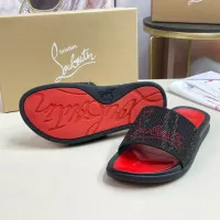 Cheap Christian Louboutin CL Slippers For Men #1329700 Replica Wholesale [$60.00 USD] [ITEM#1329700] on Replica Christian Louboutin CL Slippers