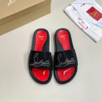 Cheap Christian Louboutin CL Slippers For Men #1329701 Replica Wholesale [$60.00 USD] [ITEM#1329701] on Replica Christian Louboutin CL Slippers