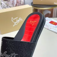 Cheap Christian Louboutin CL Slippers For Men #1329701 Replica Wholesale [$60.00 USD] [ITEM#1329701] on Replica Christian Louboutin CL Slippers