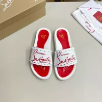 Cheap Christian Louboutin CL Slippers For Men #1329702 Replica Wholesale [$60.00 USD] [ITEM#1329702] on Replica Christian Louboutin CL Slippers