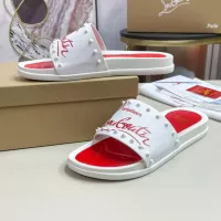 Cheap Christian Louboutin CL Slippers For Men #1329702 Replica Wholesale [$60.00 USD] [ITEM#1329702] on Replica Christian Louboutin CL Slippers