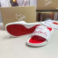 Cheap Christian Louboutin CL Slippers For Men #1329702 Replica Wholesale [$60.00 USD] [ITEM#1329702] on Replica Christian Louboutin CL Slippers