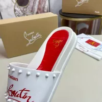 Cheap Christian Louboutin CL Slippers For Men #1329702 Replica Wholesale [$60.00 USD] [ITEM#1329702] on Replica Christian Louboutin CL Slippers