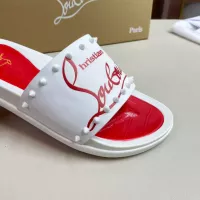 Cheap Christian Louboutin CL Slippers For Men #1329702 Replica Wholesale [$60.00 USD] [ITEM#1329702] on Replica Christian Louboutin CL Slippers