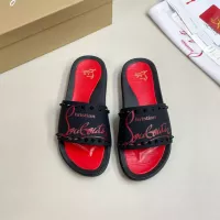 Cheap Christian Louboutin CL Slippers For Men #1329703 Replica Wholesale [$60.00 USD] [ITEM#1329703] on Replica Christian Louboutin CL Slippers