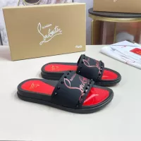 Cheap Christian Louboutin CL Slippers For Men #1329703 Replica Wholesale [$60.00 USD] [ITEM#1329703] on Replica Christian Louboutin CL Slippers