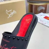 Cheap Christian Louboutin CL Slippers For Men #1329703 Replica Wholesale [$60.00 USD] [ITEM#1329703] on Replica Christian Louboutin CL Slippers