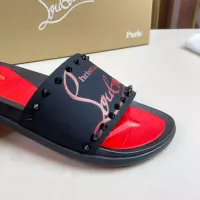 Cheap Christian Louboutin CL Slippers For Men #1329703 Replica Wholesale [$60.00 USD] [ITEM#1329703] on Replica Christian Louboutin CL Slippers