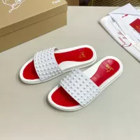 Cheap Christian Louboutin CL Slippers For Men #1329706 Replica Wholesale [$60.00 USD] [ITEM#1329706] on Replica Christian Louboutin CL Slippers