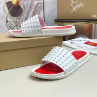 Cheap Christian Louboutin CL Slippers For Men #1329706 Replica Wholesale [$60.00 USD] [ITEM#1329706] on Replica Christian Louboutin CL Slippers